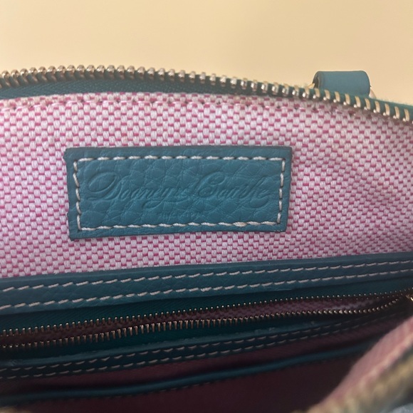 Dooney & Burke turquoise purse - Picture 6 of 6